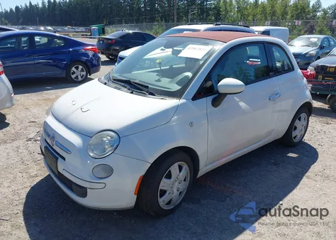 2015 Fiat 500C Pop from USA, damaged, VIN 3C3CFFDR5FT545392